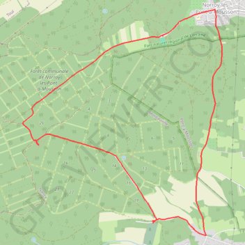 Itinéraire Bois le Prêtre, distance, dénivelé, altitude, carte, profil, trace GPS