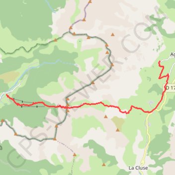 Itinéraire De Lachaup à La Jarjatte (Tour du Dévoluy), distance, dénivelé, altitude, carte, profil, trace GPS