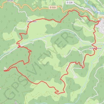 Itinéraire La Terrasse, distance, dénivelé, altitude, carte, profil, trace GPS