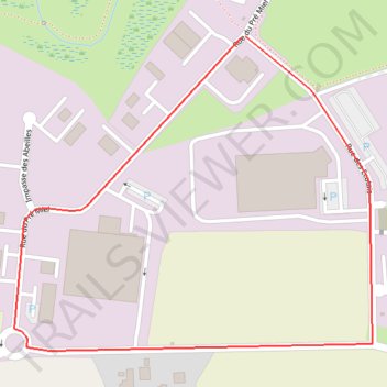 Itinéraire criterium bréal, distance, dénivelé, altitude, carte, profil, trace GPS