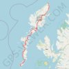 Itinéraire hebrideanway, distance, dénivelé, altitude, carte, profil, trace GPS