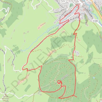 Itinéraire Lapoutroie - La Tour du Faudé, distance, dénivelé, altitude, carte, profil, trace GPS