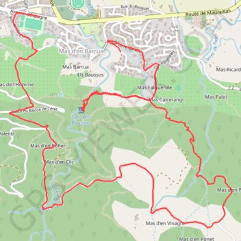 Itinéraire Balcon de Céret, distance, dénivelé, altitude, carte, profil, trace GPS