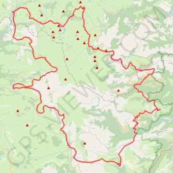Itinéraire tvr_complet, distance, dénivelé, altitude, carte, profil, trace GPS
