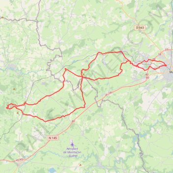 Itinéraire Circuit Sa 26, distance, dénivelé, altitude, carte, profil, trace GPS