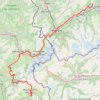 Itinéraire Track-E7. Les arcs, distance, dénivelé, altitude, carte, profil, trace GPS