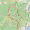 Itinéraire Le tremblant la cadière, distance, dénivelé, altitude, carte, profil, trace GPS