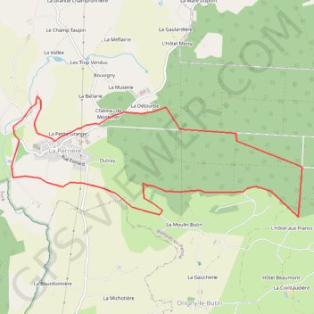 Itinéraire La Perrière : village millénaire, distance, dénivelé, altitude, carte, profil, trace GPS