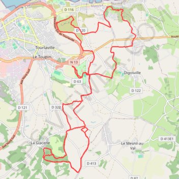 Itinéraire 1 - Parcours EDC2024 V4, distance, dénivelé, altitude, carte, profil, trace GPS