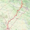 Itinéraire Des Ardennes à Reims, distance, dénivelé, altitude, carte, profil, trace GPS