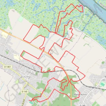 Itinéraire Rando des huîtres, distance, dénivelé, altitude, carte, profil, trace GPS