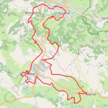 Itinéraire Trou de Bozoul - 16127 - UtagawaVTT.com, distance, dénivelé, altitude, carte, profil, trace GPS