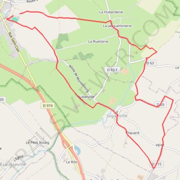 Itinéraire marche_10km, distance, dénivelé, altitude, carte, profil, trace GPS