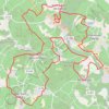 Itinéraire St Sulpice Louzac Cherves 33 kms le10.4.2022, distance, dénivelé, altitude, carte, profil, trace GPS