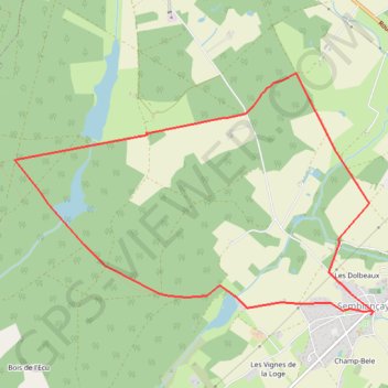 Itinéraire Rando semblancay, distance, dénivelé, altitude, carte, profil, trace GPS