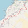 Itinéraire Marruecos Junio 2019. De Berguent a Esmara, distance, dénivelé, altitude, carte, profil, trace GPS