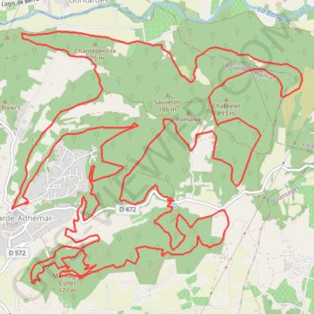 Itinéraire Enregistrement du 10/04/2022, distance, dénivelé, altitude, carte, profil, trace GPS