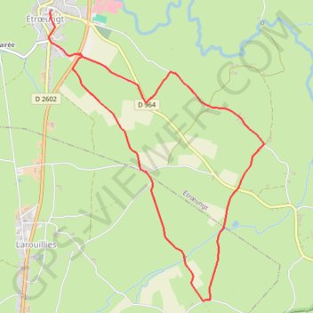 Itinéraire Sentier de Petit Bois (Etroeungt), distance, dénivelé, altitude, carte, profil, trace GPS