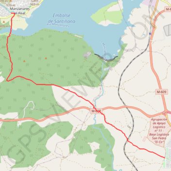 Itinéraire 4 Colmenar Manzanares, distance, dénivelé, altitude, carte, profil, trace GPS