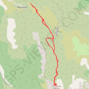 Itinéraire Chiran, distance, dénivelé, altitude, carte, profil, trace GPS