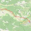 Itinéraire Quillan Puivert, distance, dénivelé, altitude, carte, profil, trace GPS