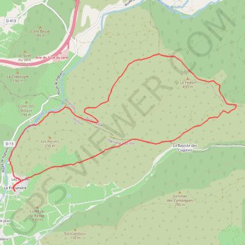 Itinéraire Tour du Fédon, distance, dénivelé, altitude, carte, profil, trace GPS