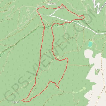 Itinéraire Rando causse de Mende, distance, dénivelé, altitude, carte, profil, trace GPS