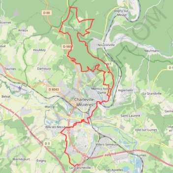 Itinéraire Bois de la Havetière, distance, dénivelé, altitude, carte, profil, trace GPS