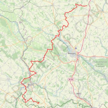 Itinéraire Serans - Blancfossé, distance, dénivelé, altitude, carte, profil, trace GPS