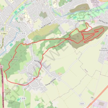 Itinéraire Ligne 1, distance, dénivelé, altitude, carte, profil, trace GPS