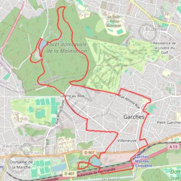 Itinéraire En balade d'un étang à l'autre, distance, dénivelé, altitude, carte, profil, trace GPS