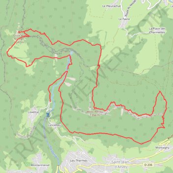 Itinéraire X du Nivolet-Doria ASM-20474506-21448994, distance, dénivelé, altitude, carte, profil, trace GPS