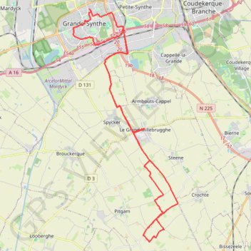 Itinéraire 2024-04-08 10:24:39, distance, dénivelé, altitude, carte, profil, trace GPS