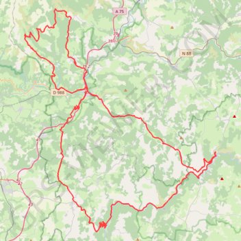 Itinéraire La Lozérienne, distance, dénivelé, altitude, carte, profil, trace GPS