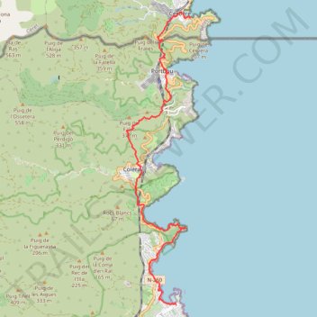Itinéraire QCXuQ, distance, dénivelé, altitude, carte, profil, trace GPS