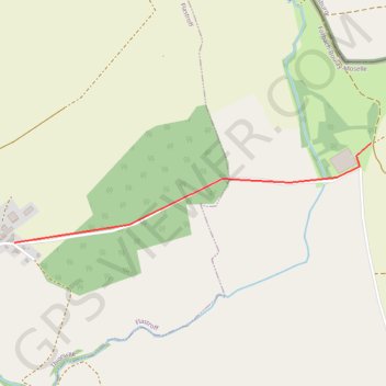 Itinéraire L_Zeurange Bourg-Esch_1-9km, distance, dénivelé, altitude, carte, profil, trace GPS