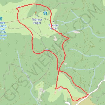 Itinéraire Thannerhubel Et Rossberg, distance, dénivelé, altitude, carte, profil, trace GPS