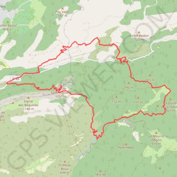 Itinéraire Pas de l'Aï - Glacière de Pivaut, distance, dénivelé, altitude, carte, profil, trace GPS