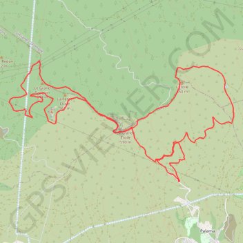 Itinéraire Piste aux Etoiles, distance, dénivelé, altitude, carte, profil, trace GPS