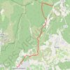 Itinéraire Plongeon-sur-Cabrières, distance, dénivelé, altitude, carte, profil, trace GPS