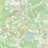 Itinéraire V2 - Clermont l'Herault - Lodève, distance, dénivelé, altitude, carte, profil, trace GPS