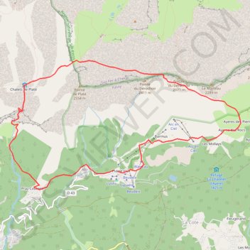 Itinéraire Sur le plateau des Fiz, distance, dénivelé, altitude, carte, profil, trace GPS