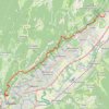 Itinéraire trail grésivaudan, distance, dénivelé, altitude, carte, profil, trace GPS