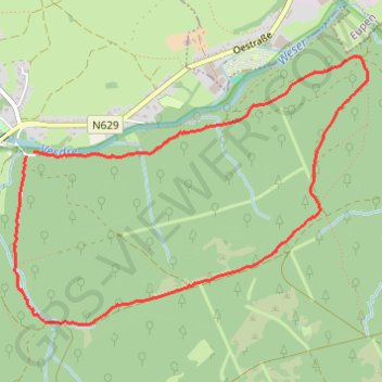 Itinéraire Promenade, distance, dénivelé, altitude, carte, profil, trace GPS