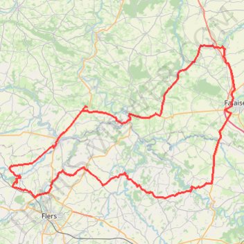 Itinéraire balade clecy, distance, dénivelé, altitude, carte, profil, trace GPS