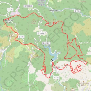 Itinéraire Les trois plateaux, distance, dénivelé, altitude, carte, profil, trace GPS