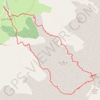 Itinéraire Tête Pelouse en Boucle, distance, dénivelé, altitude, carte, profil, trace GPS