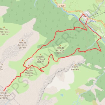 Itinéraire 2022-07-19 15:47:18, distance, dénivelé, altitude, carte, profil, trace GPS