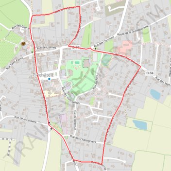 Itinéraire plechatel, distance, dénivelé, altitude, carte, profil, trace GPS