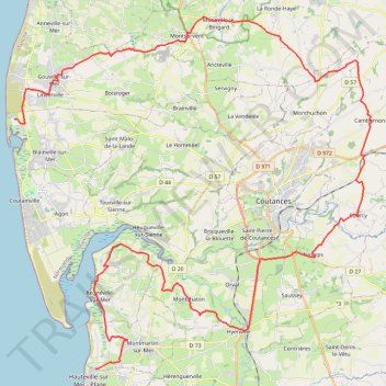 Itinéraire 1 - Rallye Moto itinéraire retour, distance, dénivelé, altitude, carte, profil, trace GPS